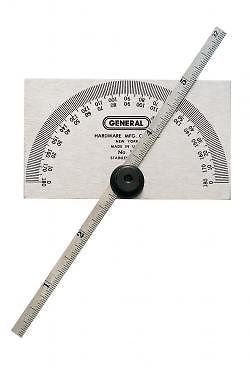 NEW General Tools and Instruments 19 Depth Gage Protractor FREE SHIPPING