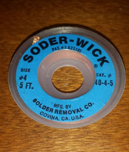 Solder Wick #4 Solder Removal