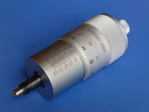 Newport hr-1 high resolution micrometer head, 2um/div, 25mm for sale