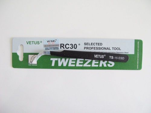 VETUS TS-15 ESD Original Genuine High Quality Anti-static Switzerland Tweezers