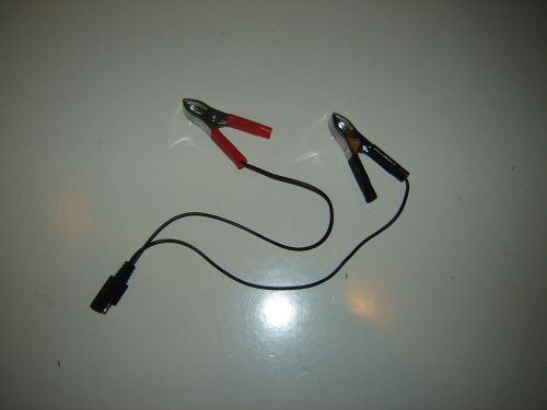 ELECTRICAL WIRE TESTER WITH BLACK &amp; RED ENDS &amp; UNIQUE ADAPTER GOOD USED COND.