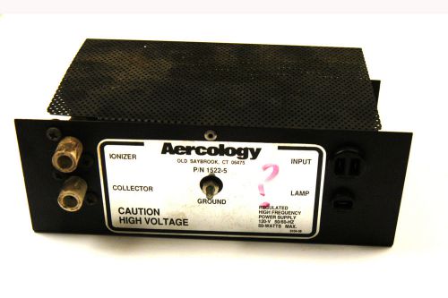 AERCOLOGY POWER SUPPLY FOR ELECTRIC PRECIPITATOR #P/N 1522-5  (A-4-3-3-22)