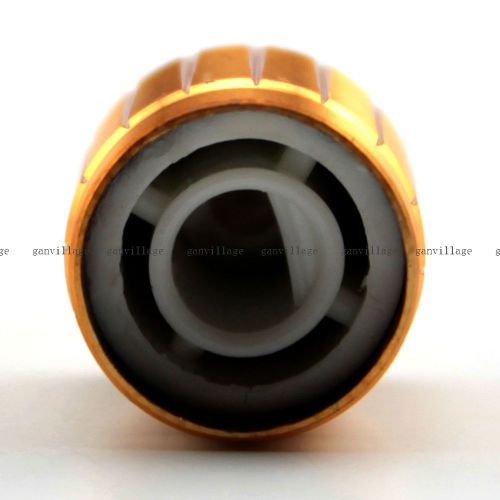 5X Golden Aluminum Potentiometer Knobs Control Volume Knobs Mini Cap Axle Shaft