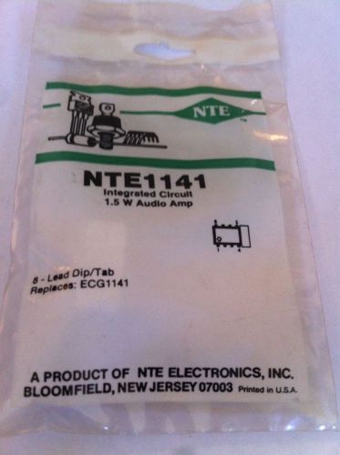 NTE 1141 Integrated Circuit 1.5 W Audio Amp
