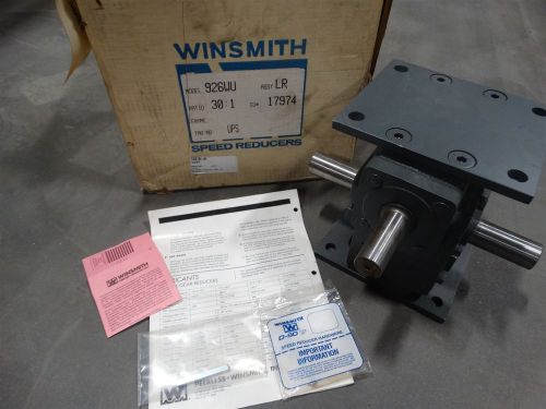 NEW! Winsmith 926WU Speed Reducer, Ratio: 30:1, Type: D-90, 3 Shaft, HP: 1.33
