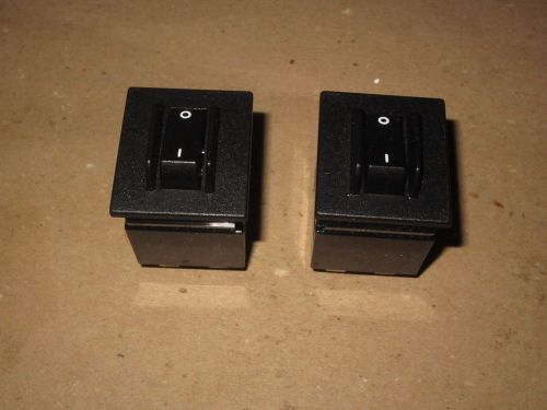 (2) Carling MB2-B-34-620-1-A24-2-C 20A 20-Amp 2-Position On Off Rocker Switch