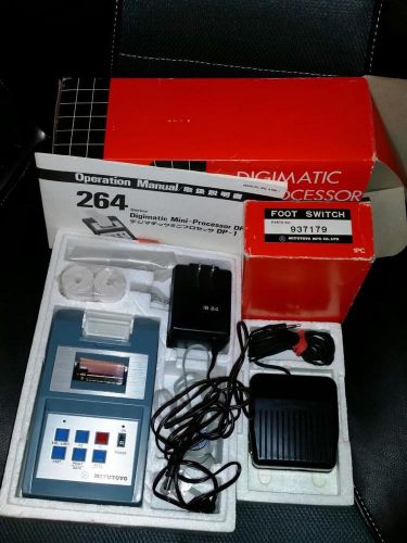 Mitutoyo digimatic miniprocessor dp-1 + foot switch 937179 for sale