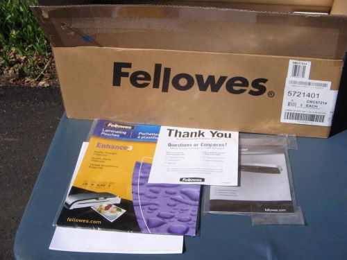FELLOWS OFFICE LAMINATOR NEPTUNE 3(125 PLUS 10 LAMINATING POUCHES NEW IN THE BOX