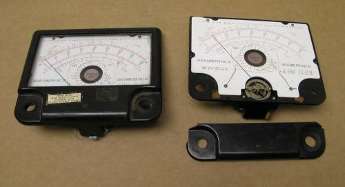 Lot of two Simpson 269 Ultra High Sensitivity Volt ohm Microammeter VOM Gauge