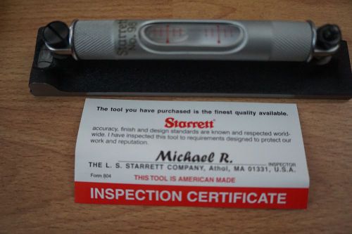 New starrett 98 level 6&#034; long 98-6 machinist tools millwright mechanic mic scale for sale