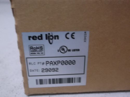 RED LION PAXP0000 PAX LITE METER *NEW IN A BOX*