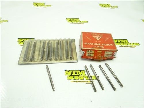 Lot of 14 vermont hss hand taps 10&#034;-24 nc for sale