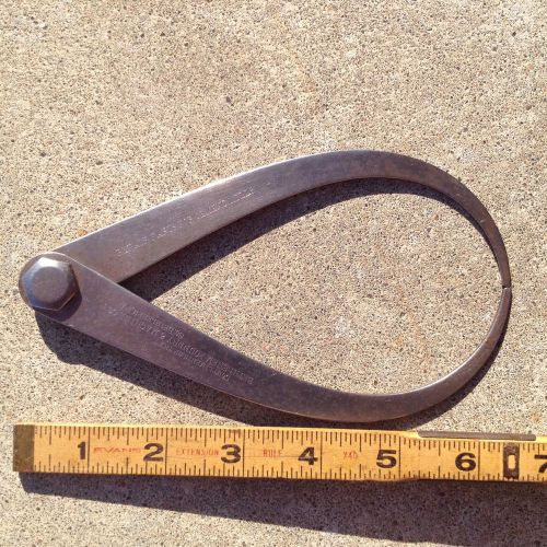 Old Used Tools,Vintage L.S. Starrett 6.5&#034; Firm Joint Outside Calipers