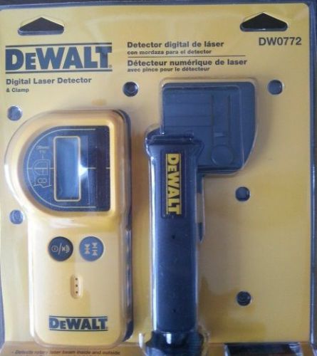 Official dewalt dw0772 digital laser detector and clamp only , us version for sale