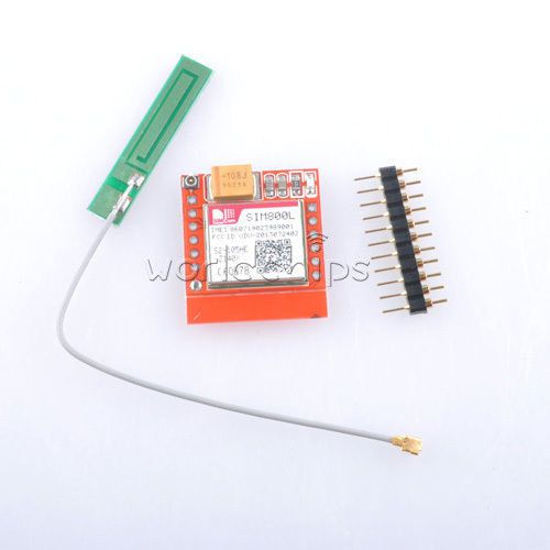 Smallest sim800l gprs gsm phone module card board quad-band onboard + antenna for sale