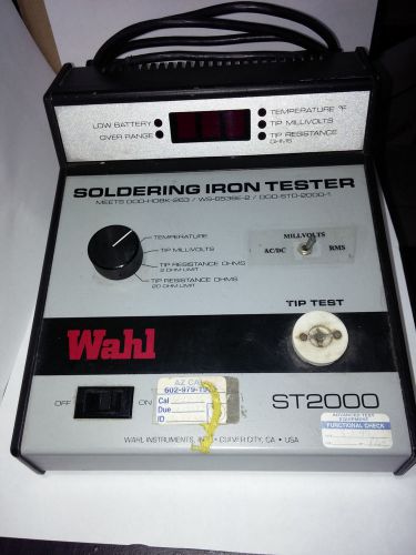 Wahl ST-2000 Soldering Iron Tester