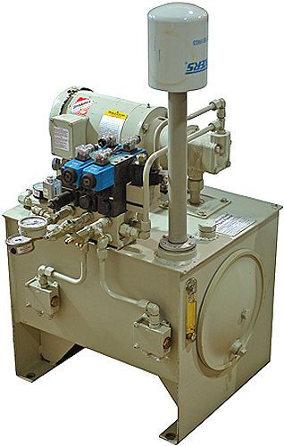 Berendsen fluid power hydraulic pump system sys12196c04 with a baldor cm3558t-5 for sale