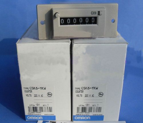 Omron Mechanical Magnetic Counter CSK6-YKW 220VAC New In Box