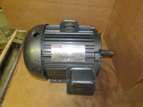 Lincoln electric ultimate-e1 af4p5t61 5hp 1755 rpm 230/460 volt electric motor for sale