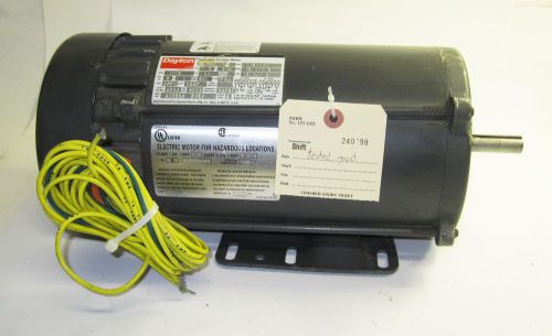 Dayton hazardous location continuous duty 115-230vac motor 1-1/2hp 4hz72 nnb for sale