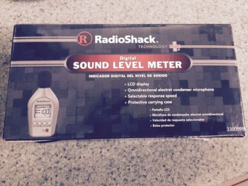 NEW RadioShack Digital Sound Level Meter