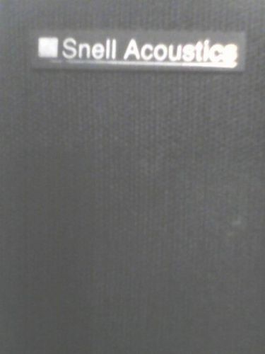 Snell Acoustics Speaker Grill Covers (2) 10 3/4&#039;&#039; Wide x 18 1/2&#039;&#039; High