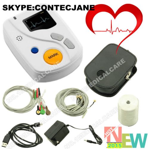 Tlc6000 48 hours recorder&amp;analysis software, dynamic ecg / ekg holter,usb,oled for sale