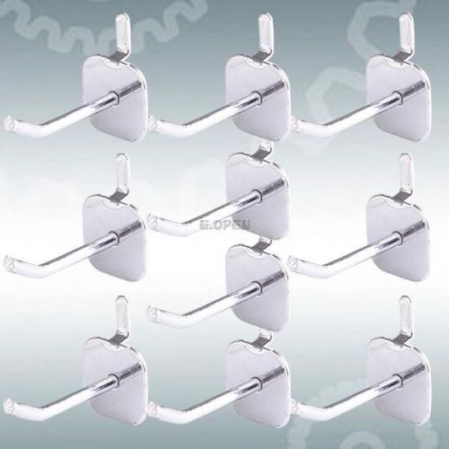 10x Slatwall Hook Slat Wall Peg Board Shelf Shop Style Organization Hangers