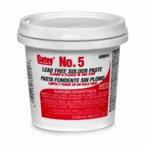 New Oatey 30014 No. 5 Lead Free Flux 8 Ounce Cleans And Fluxes