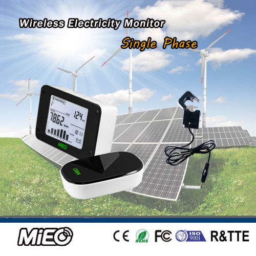 MIEO HA102 Wireless Electricity Monitor for SinglePhases System with 1CT3 Sensor