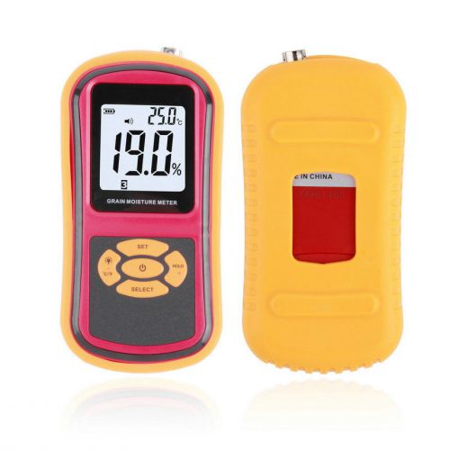 Portable lcd display digital grain moisture meter humidity detector tester sc for sale