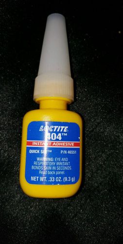 Loctite 404 instant adhesive quick set .33 oz bottle p/n: 46551 new for sale