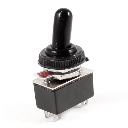 2A/250V 4A/125V ON/OFF 2 Position  4 Terminal Toggle Switch w Waterproof Cap