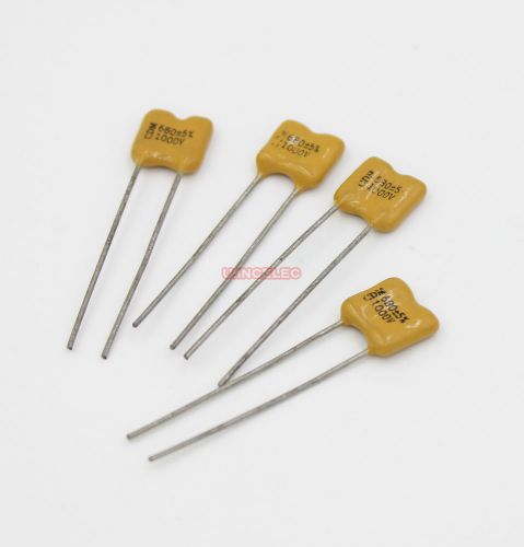 4pcs cdm silver mica capacitor 680pf 1000v 5% radial for sale