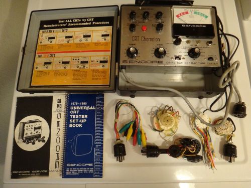 Vintage Sencore CR143 Cathode Ray Tube Tester With Manual
