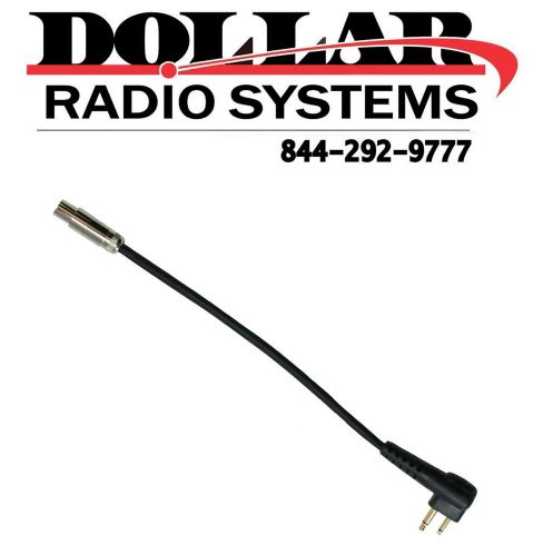 New Motorola Racing Radio Headset 2-Pin 2Pin Pigtail Audio Cord Cable