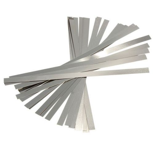 30pcs Nickel Plated Steel Sheet Strap Strip For Battery Spot Welding 0.1X4X100mm