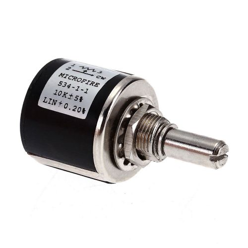 2w 100 ohm linear multi-turn precision wire wound potentiometer 6mm shaft for sale