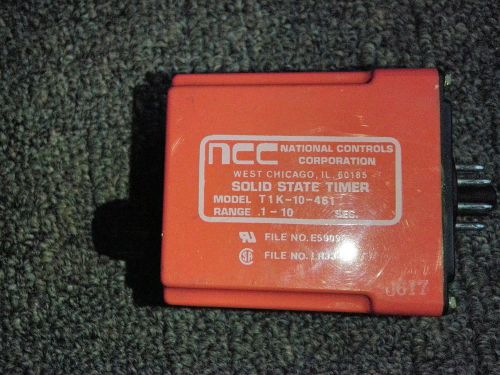 Ncc solid state timer t1k-10-461 .1 to 10 seconds for sale