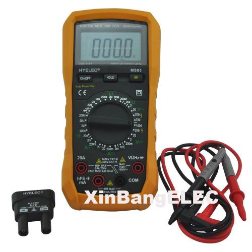 Digital multimeter ac/dc resistance capacitance frequency tester hyelec ms85 for sale