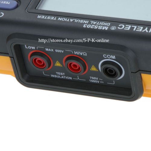 Professional Digital Insulation Resistance Tester Meter Multimeter 50-1000V ohm