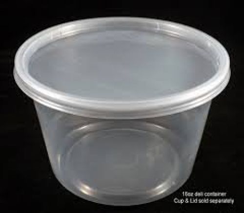 Cakesupplyshoppackaged 25pack 16oz Plastic Soup / Food Containers with Lids
