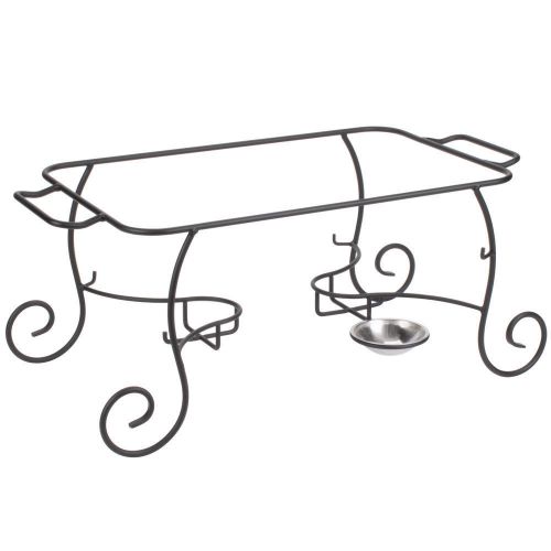 Choice Wrought Iron Full Size Black Chafer Chafing Dish Stand
