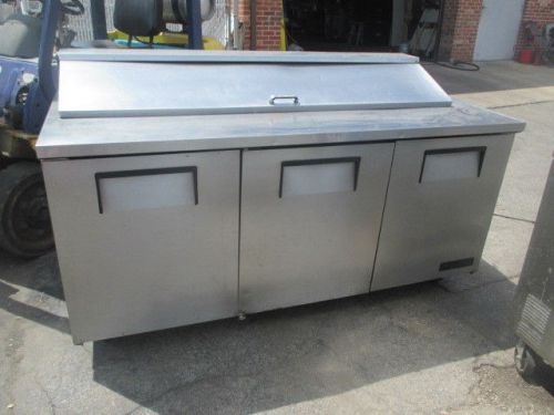 Tssu-72-18 true 3 door 72&#034; salad/sandwich prep table - refrigerated for sale