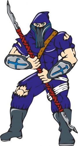 30 Custom Ninja Warrior Personalized Address Labels