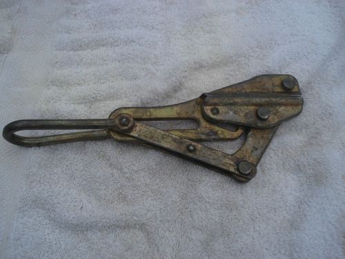 Klein Tools #1656-30  4500 Lbs Cable Puller Wire Grip Lineman&#039;s  .31-.52 CAP.