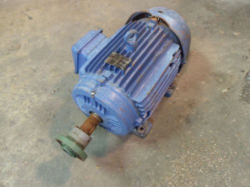 Weg 20hp severe duty motor #9251225 256t:fr 208-230//460//380v 3ph 3520/2890:rpm for sale