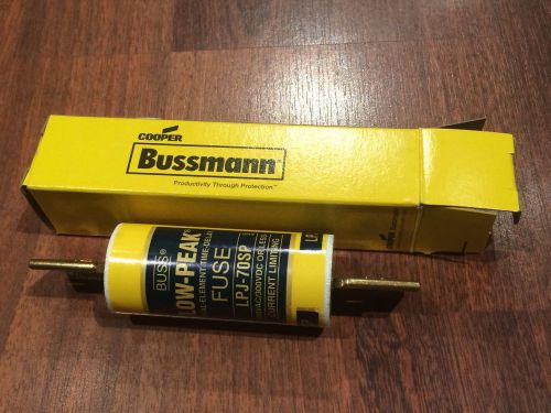 NEW Cooper Bussmann Buss LPJ-70SP Low Peak 600VAC/300VDC Class J *NIB