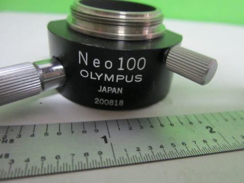 MICROSCOPE OBJECTIVE DIC PRISM OLYMPUS NEO 100X NOMARSKI OPTICS AS IS BIN#T2-24