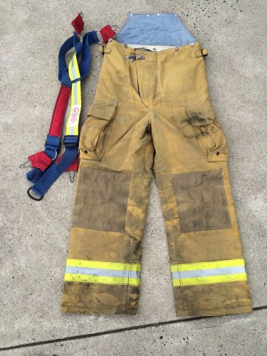 Fire Dex Turnout Pant Fire Pants size34 Presidential Lakes NJ Fire/Rescue NFPA 3